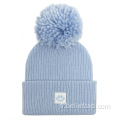 Unisexe Plain bébé chapeaux de bonnet d'hiver